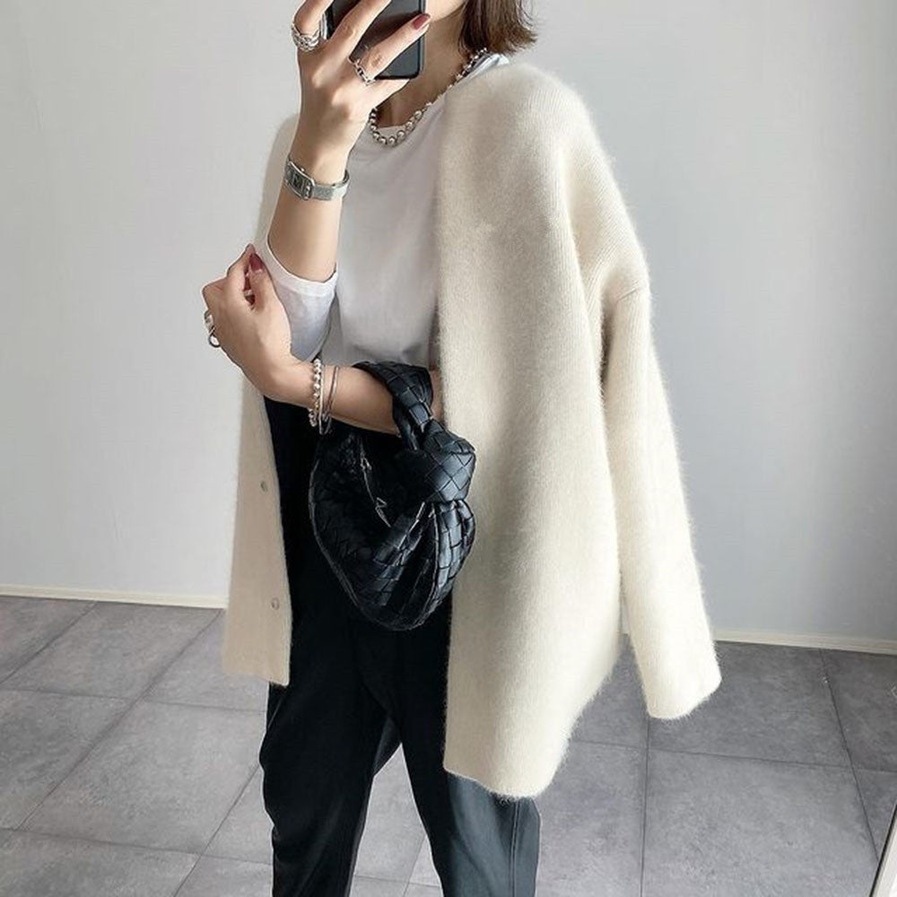 Juliette | Cardigan long en laine douce