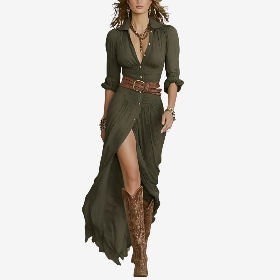 Eve | Robe maxi fluide