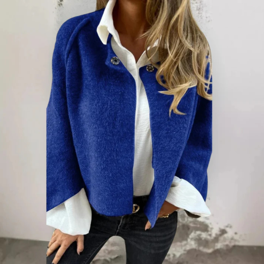 Liva | Manteau à Manches Évasées Élégantes
