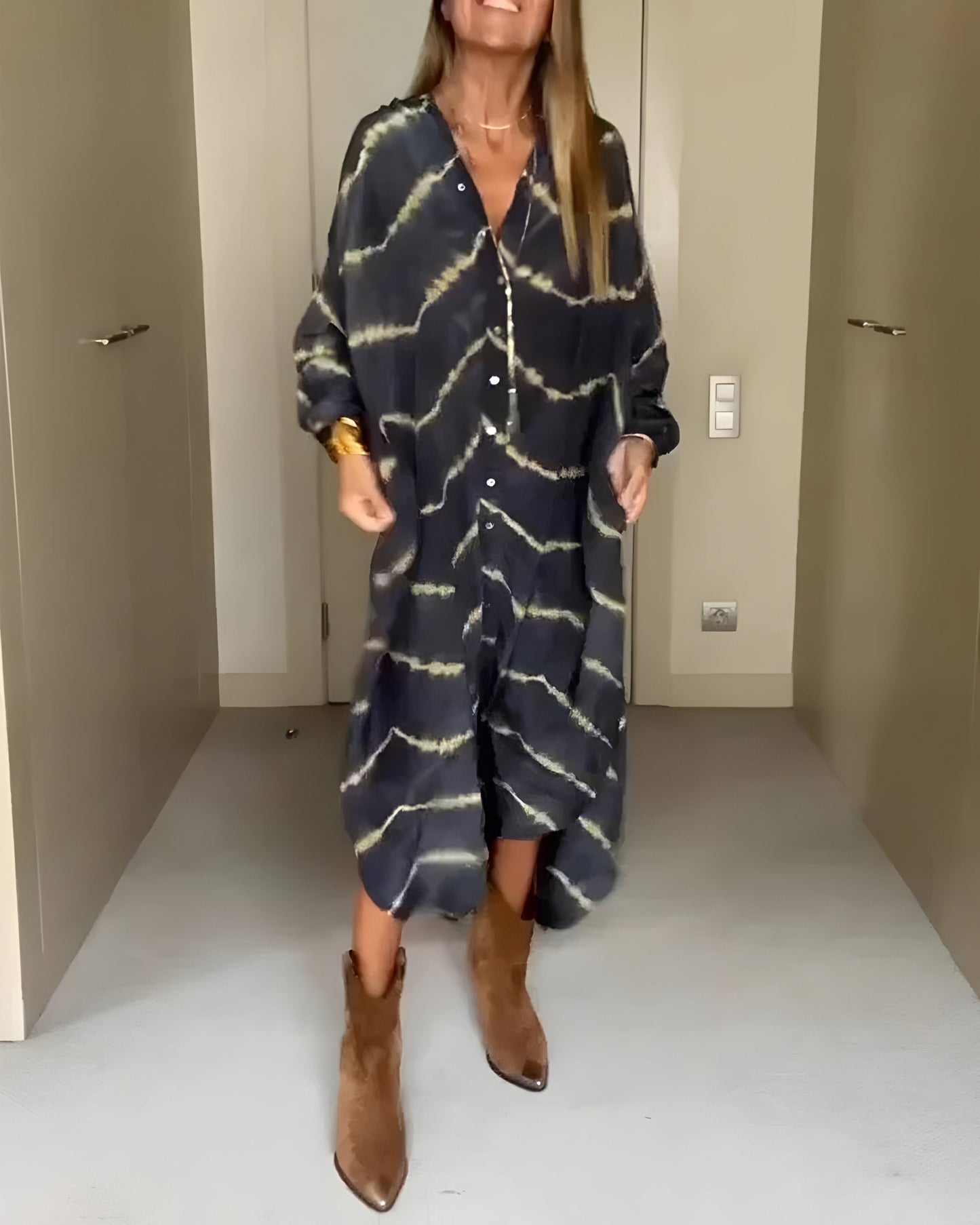 Julia | Robe Maxi Bohème à Rayures