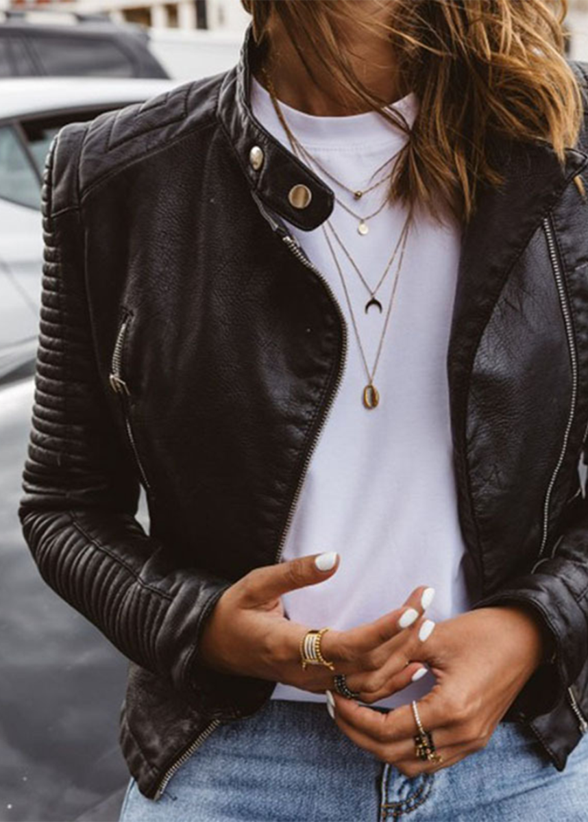 Santana | Veste En Cuir Véritable