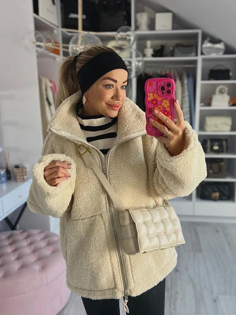 Kaja | Manteau Teddy