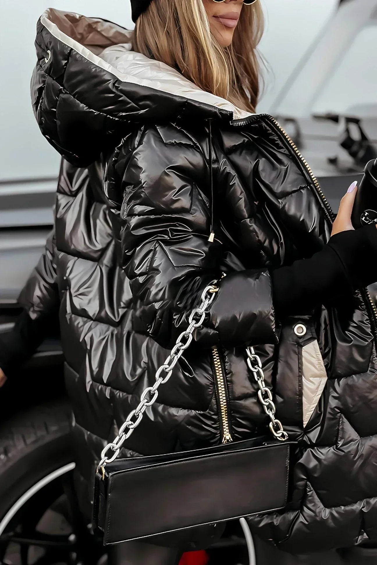 Astrid | Veste d’hiver élégante avec capuche et doublure