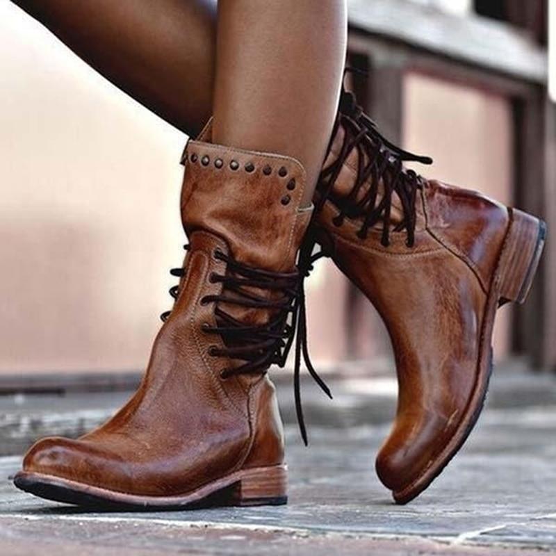 Zéphine | Bottes mi-mollet rétro