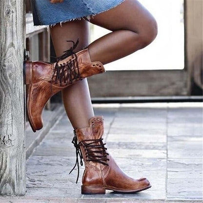 Zéphine | Bottes mi-mollet rétro