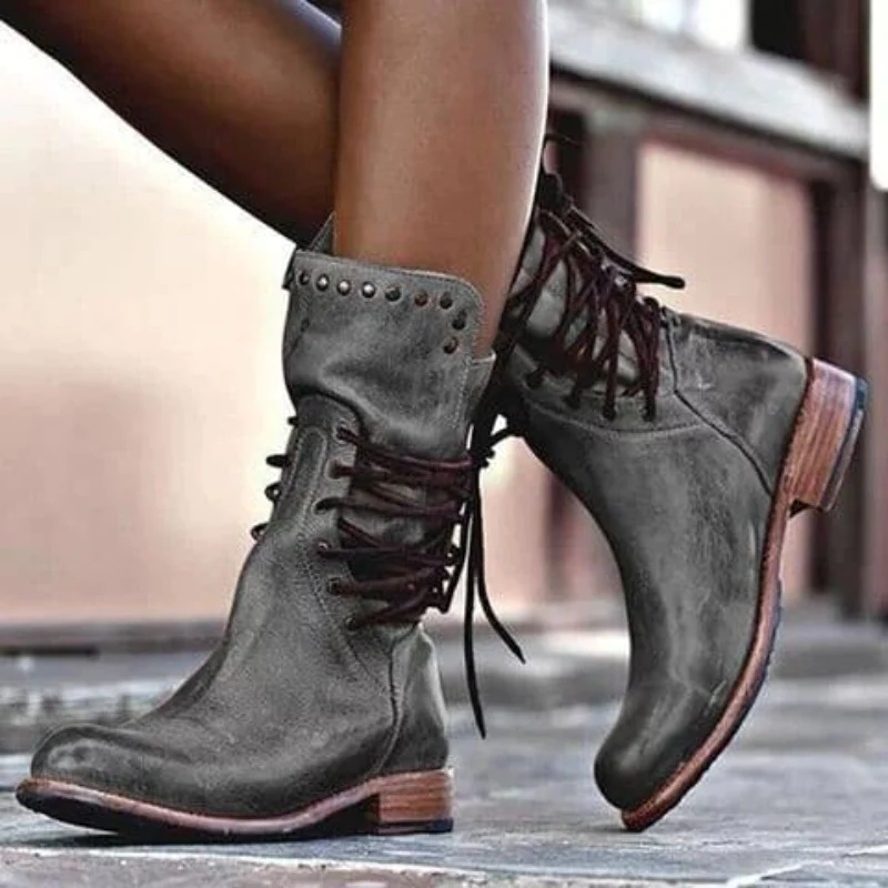 Zéphine | Bottes mi-mollet rétro