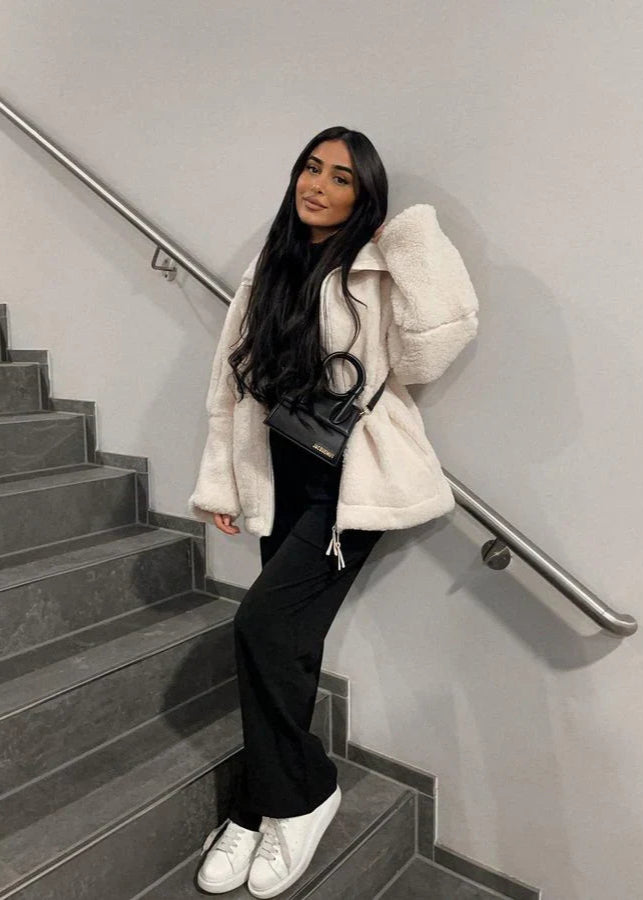 Kaja | Manteau Teddy