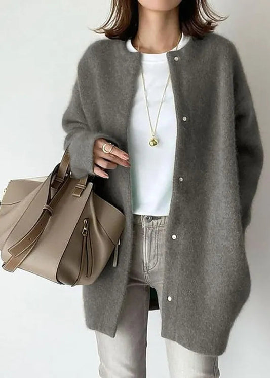 Juliette | Cardigan long en laine douce
