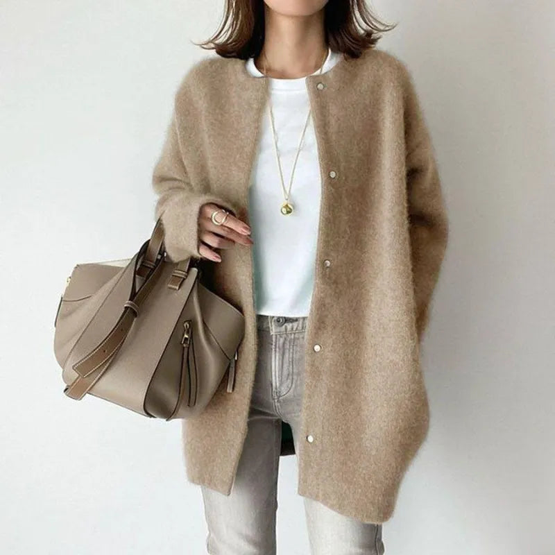 Juliette | Cardigan long en laine douce