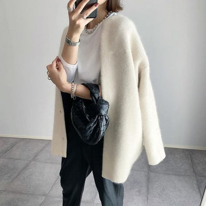 Juliette | Cardigan long en laine douce