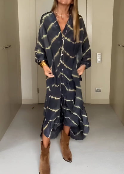 Julia | Robe Maxi Bohème à Rayures