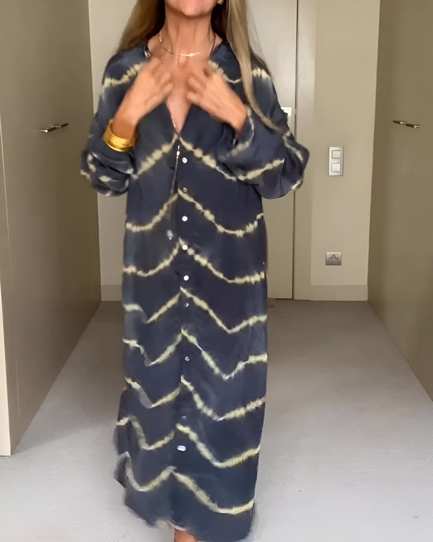 Julia | Robe Maxi Bohème à Rayures