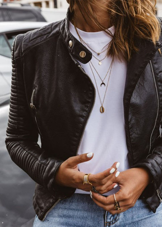 Santana | Veste En Cuir Véritable