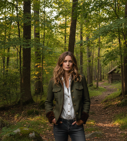 Dianeli | Veste élégante avec détails en velours