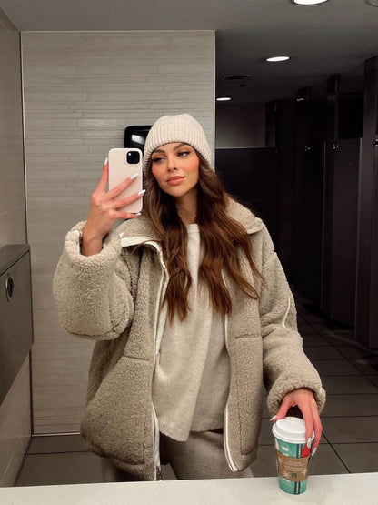 Kaja | Manteau Teddy