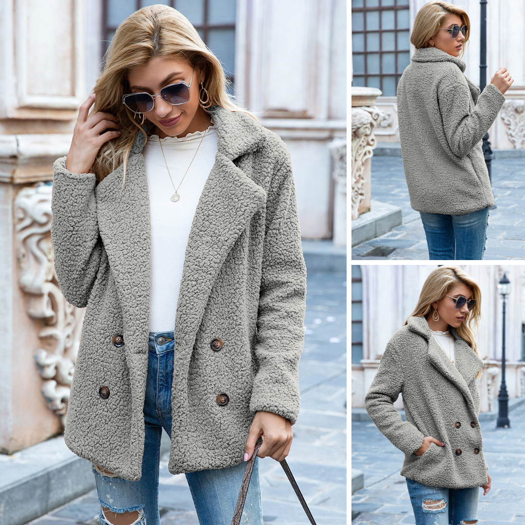 Norah | Manteau teddy
