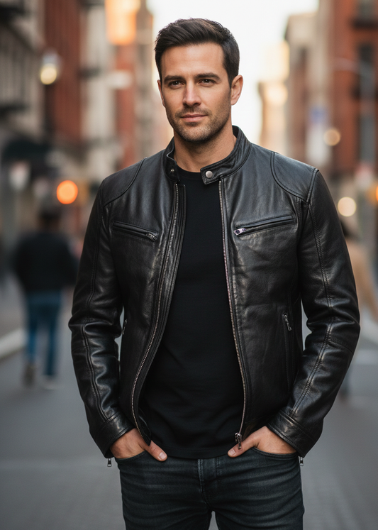 Marcel | Veste en cuir