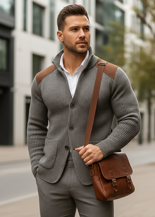 Silvoro | Blazer en maille texturée