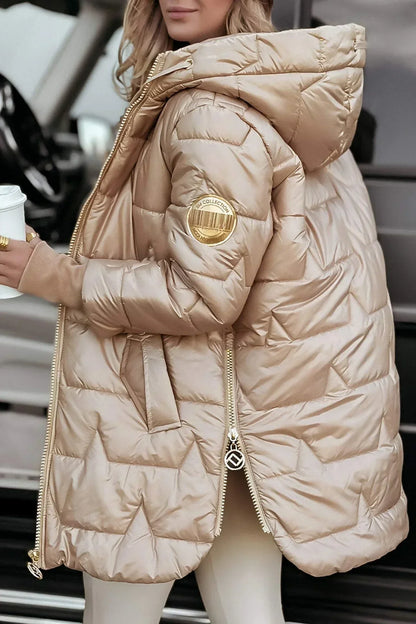 Astrid | Veste d’hiver élégante avec capuche et doublure